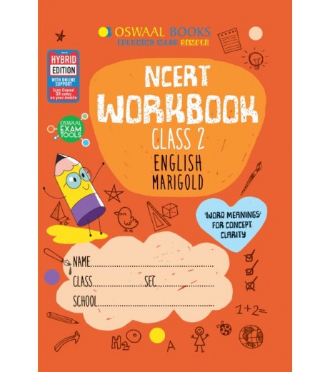 Oswaal NCERT Workbook Class 2 English Marigold | Latest Edition Class-2 - SchoolChamp.net